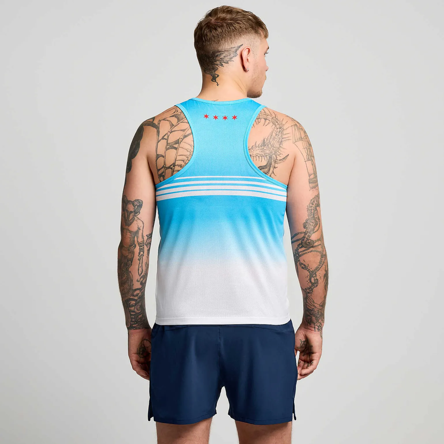 Saucony Chicago Stopwatch Graphic Singlet Chicago2024 Cheap