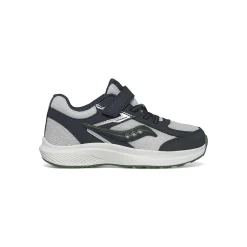 Saucony Cohesion KDZ A/C Sneaker Navy/Grey/Green Best Sale