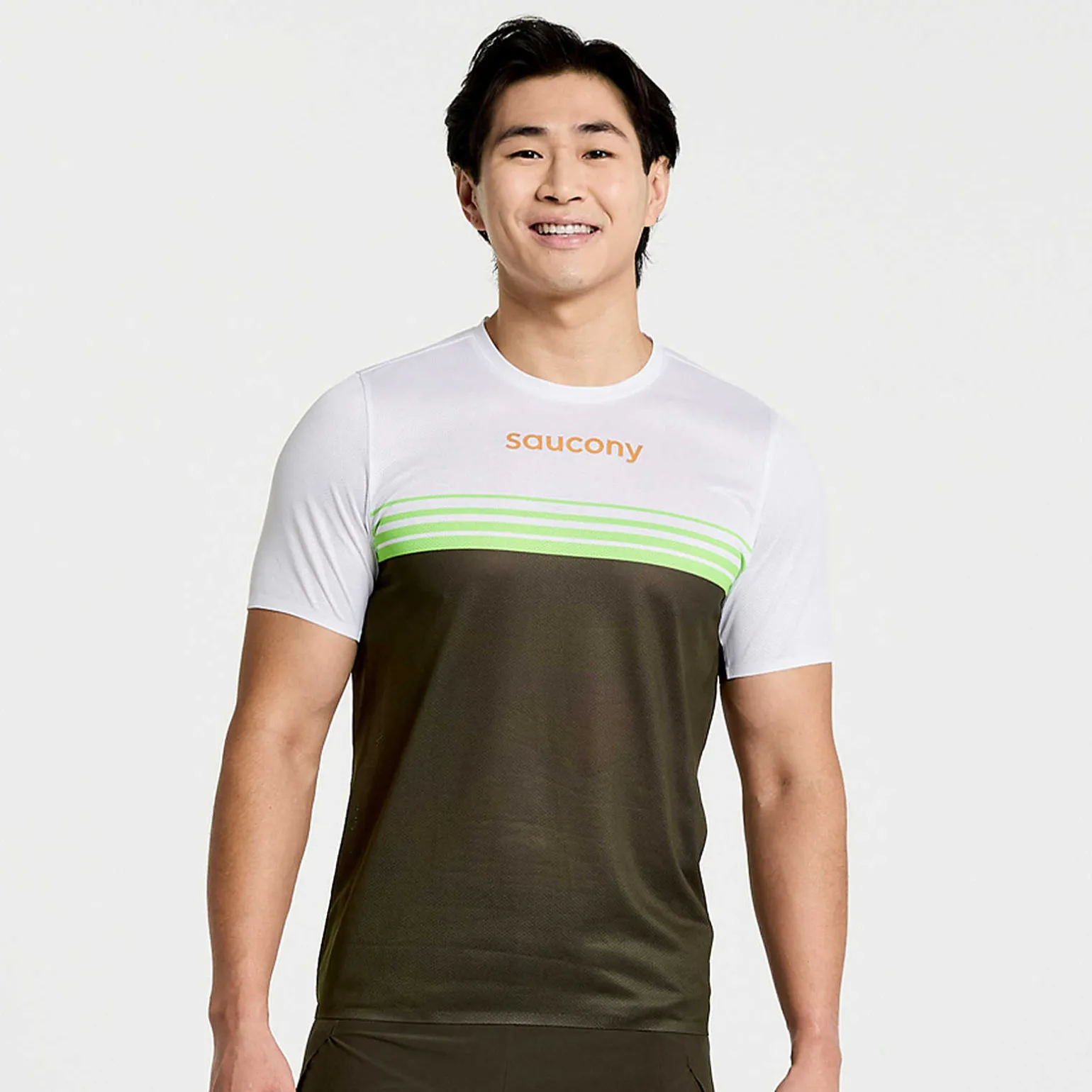Saucony Elite Short Sleeve Umbra Fashion