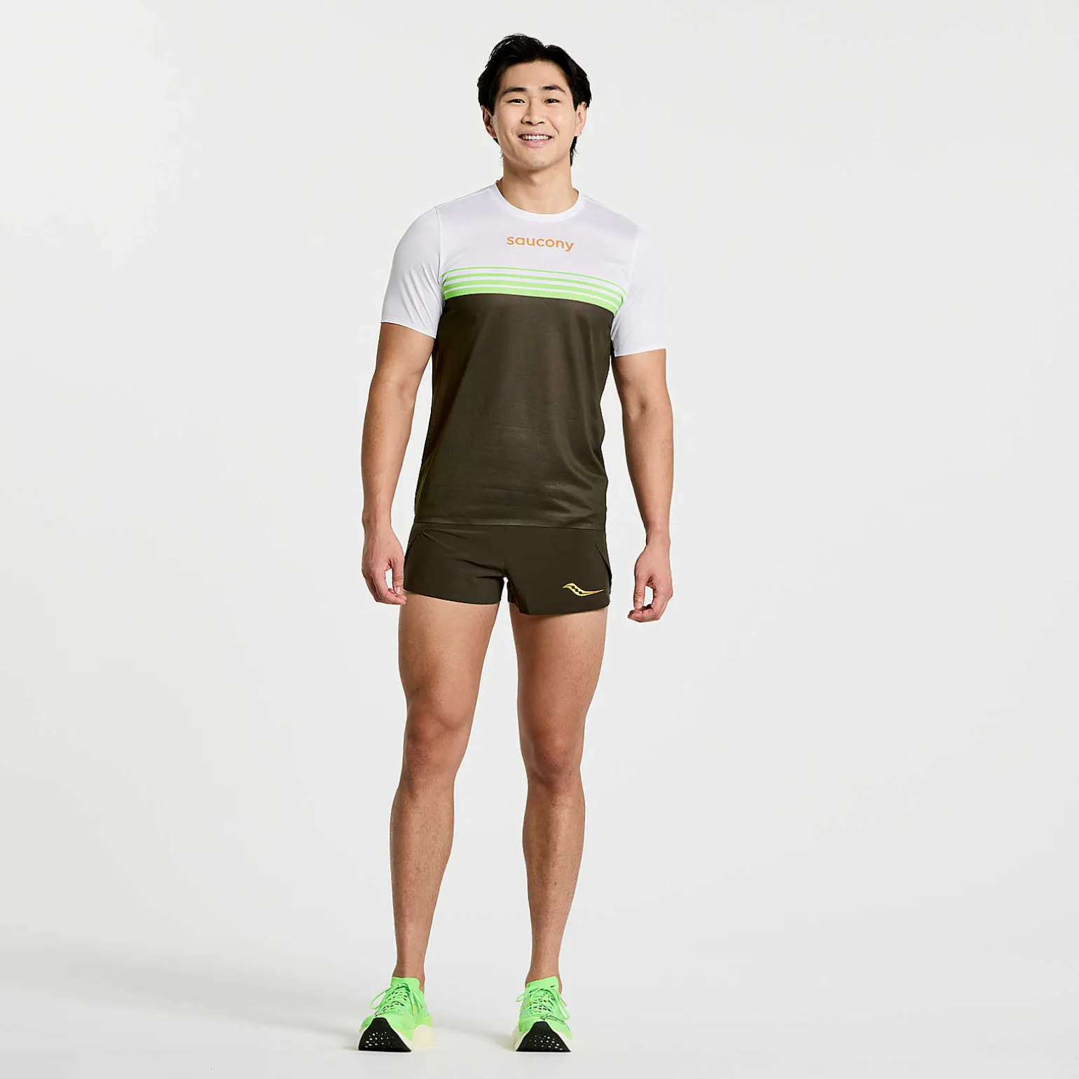 Saucony Elite Short Sleeve Umbra Fashion