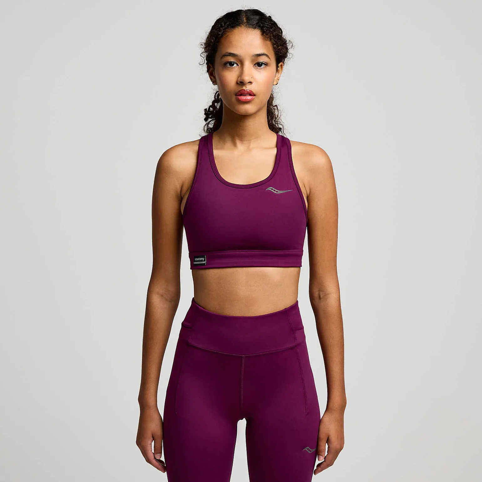 Saucony Fortify Bra Eggplant Clearance