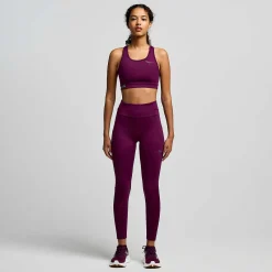 Saucony Fortify Bra Eggplant Clearance