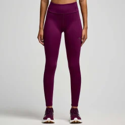 Saucony Fortify Crop Tight Eggplant Best Sale