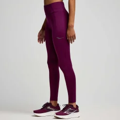 Saucony Fortify Crop Tight Eggplant Best Sale