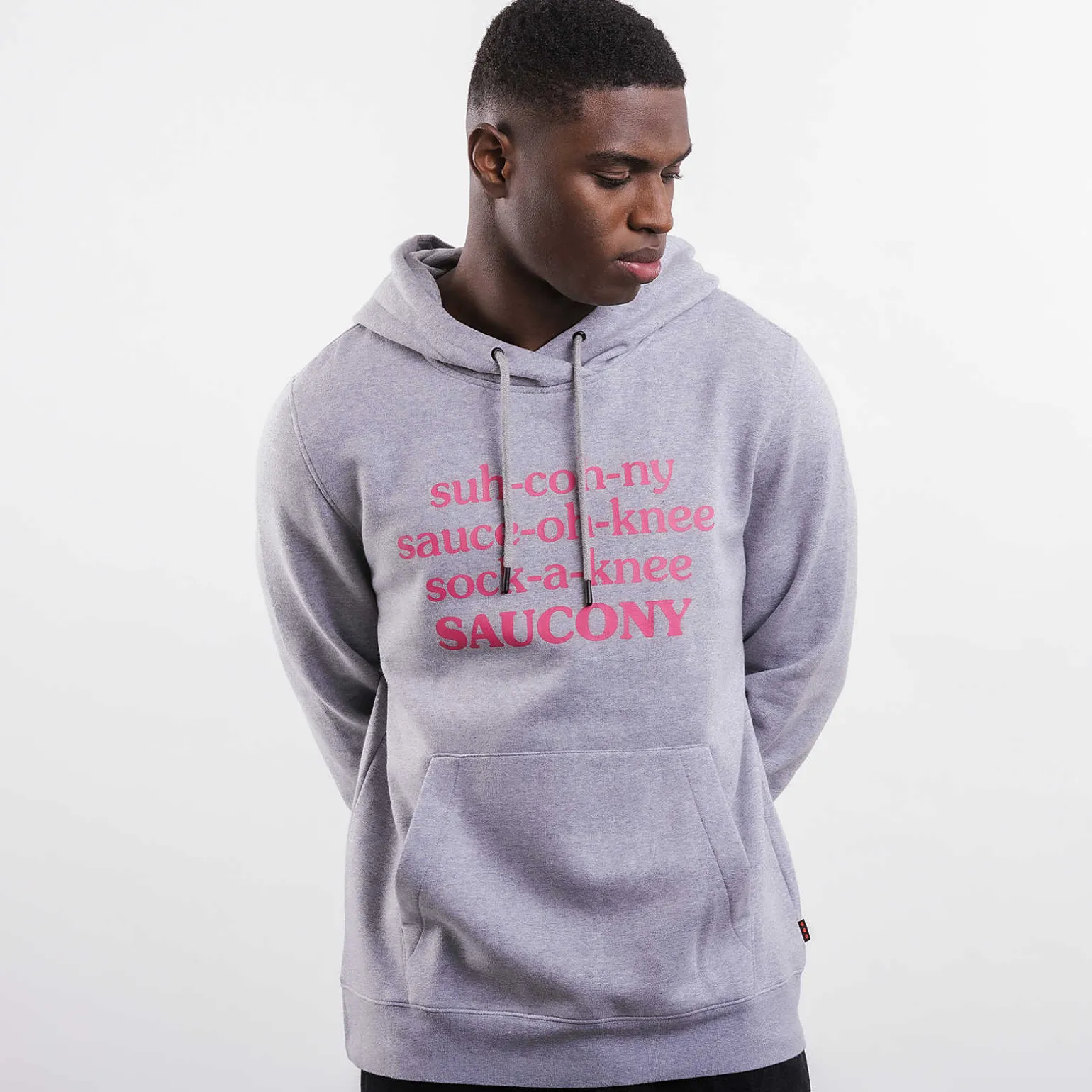 Saucony Frank Cooke X Rested Hoodie LightGreyHeather Fashion