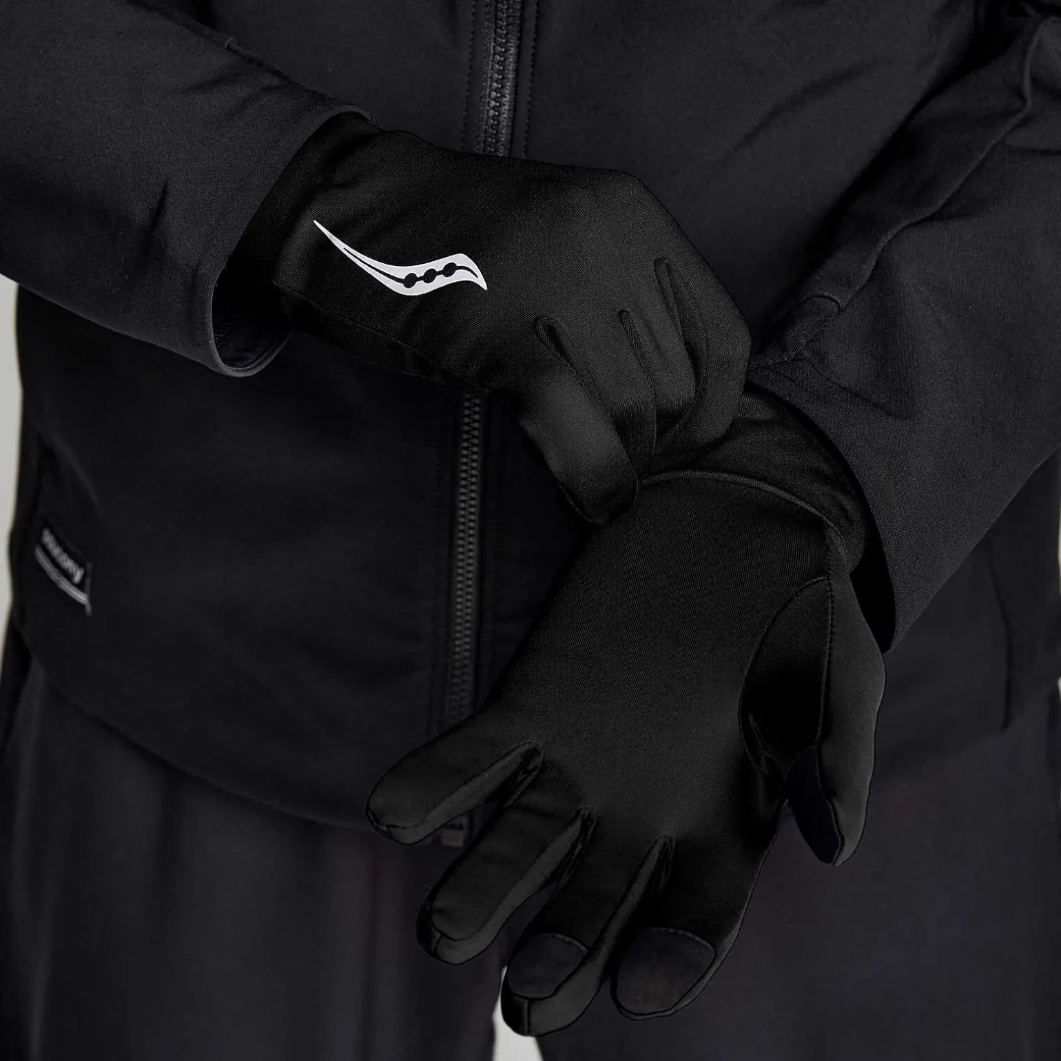 Saucony Hurricane Glove Black Hot