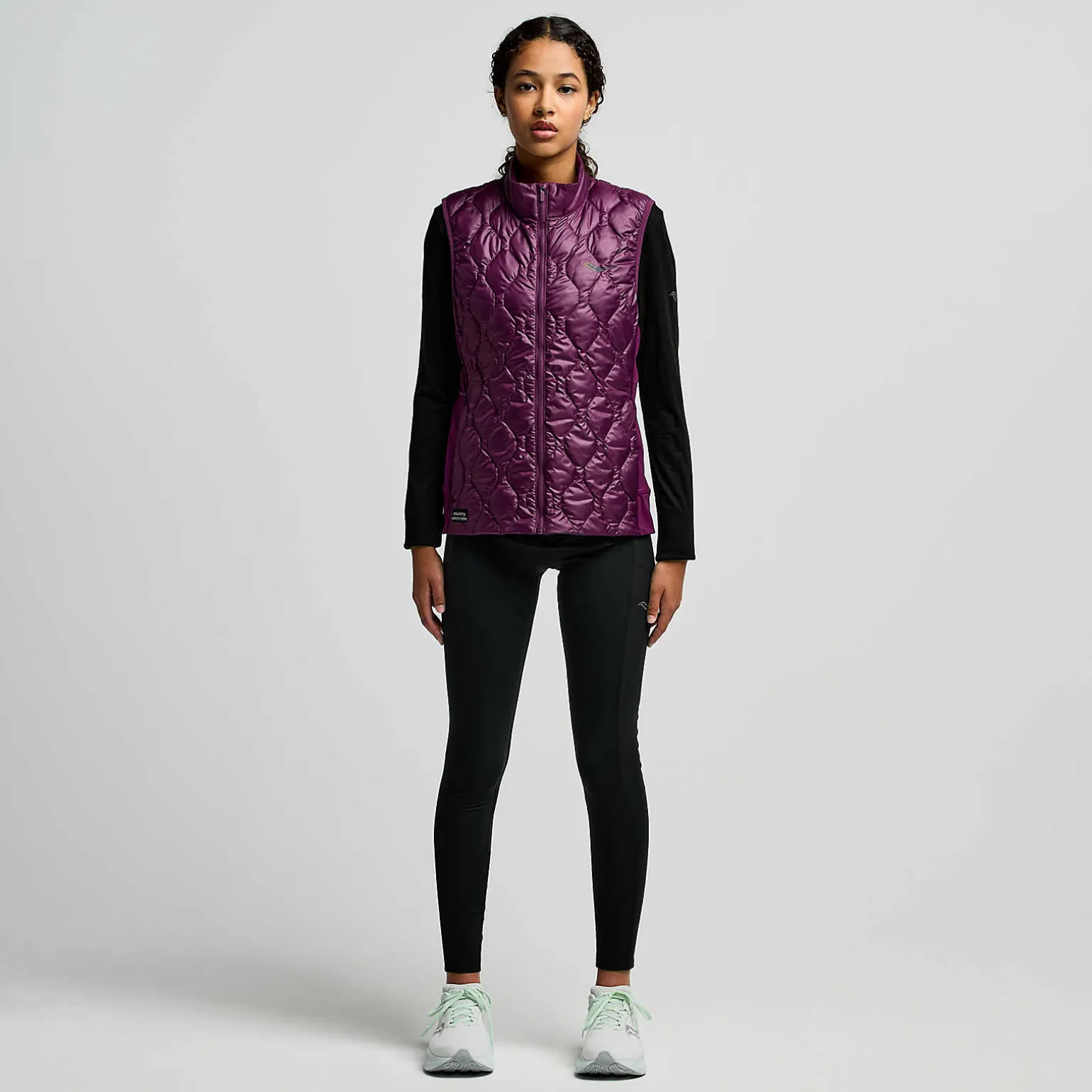 Saucony Hurricane Insulated Vest Eggplant Best Sale