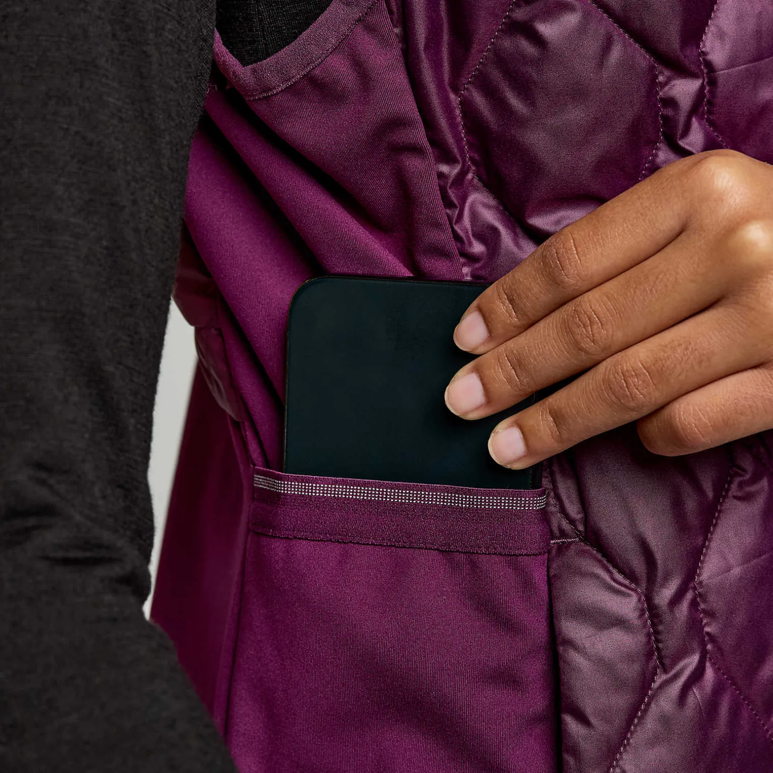 Saucony Hurricane Insulated Vest Eggplant Best Sale