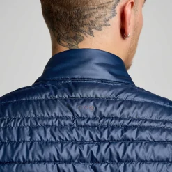 Saucony Hurricane Insulated Vest Navy Store