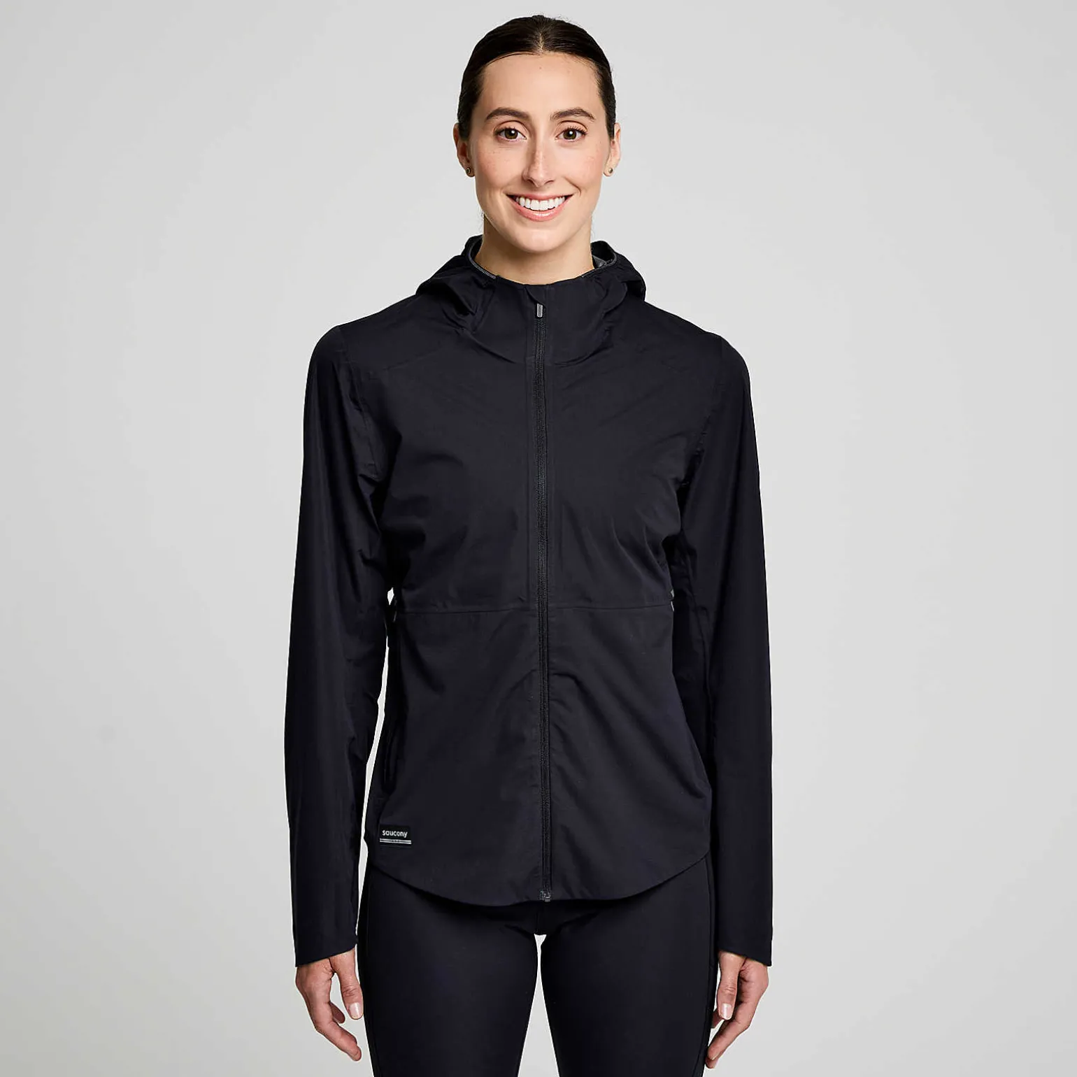 Saucony Hurricane Waterproof Jacket Black New