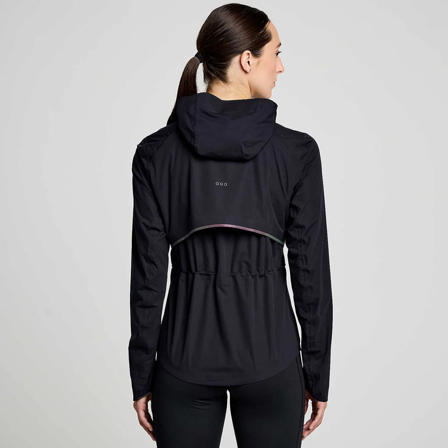Saucony Hurricane Waterproof Jacket Black New