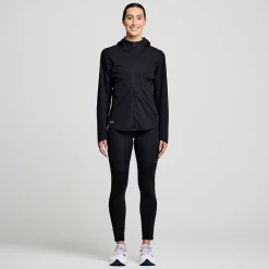 Saucony Hurricane Waterproof Jacket Black New