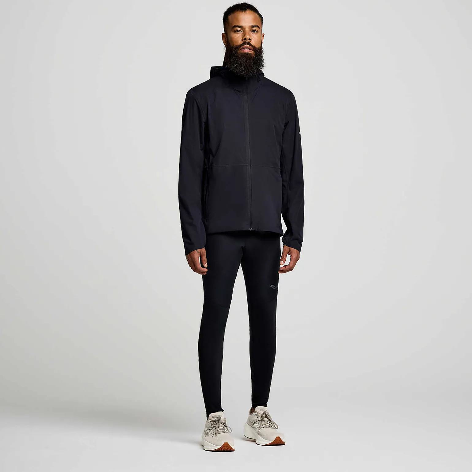 Saucony Hurricane Waterproof Jacket Black Clearance