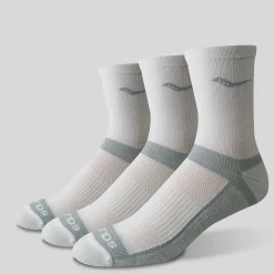 Saucony Inferno Cushion Mid 3-Pack Sock White Best Sale