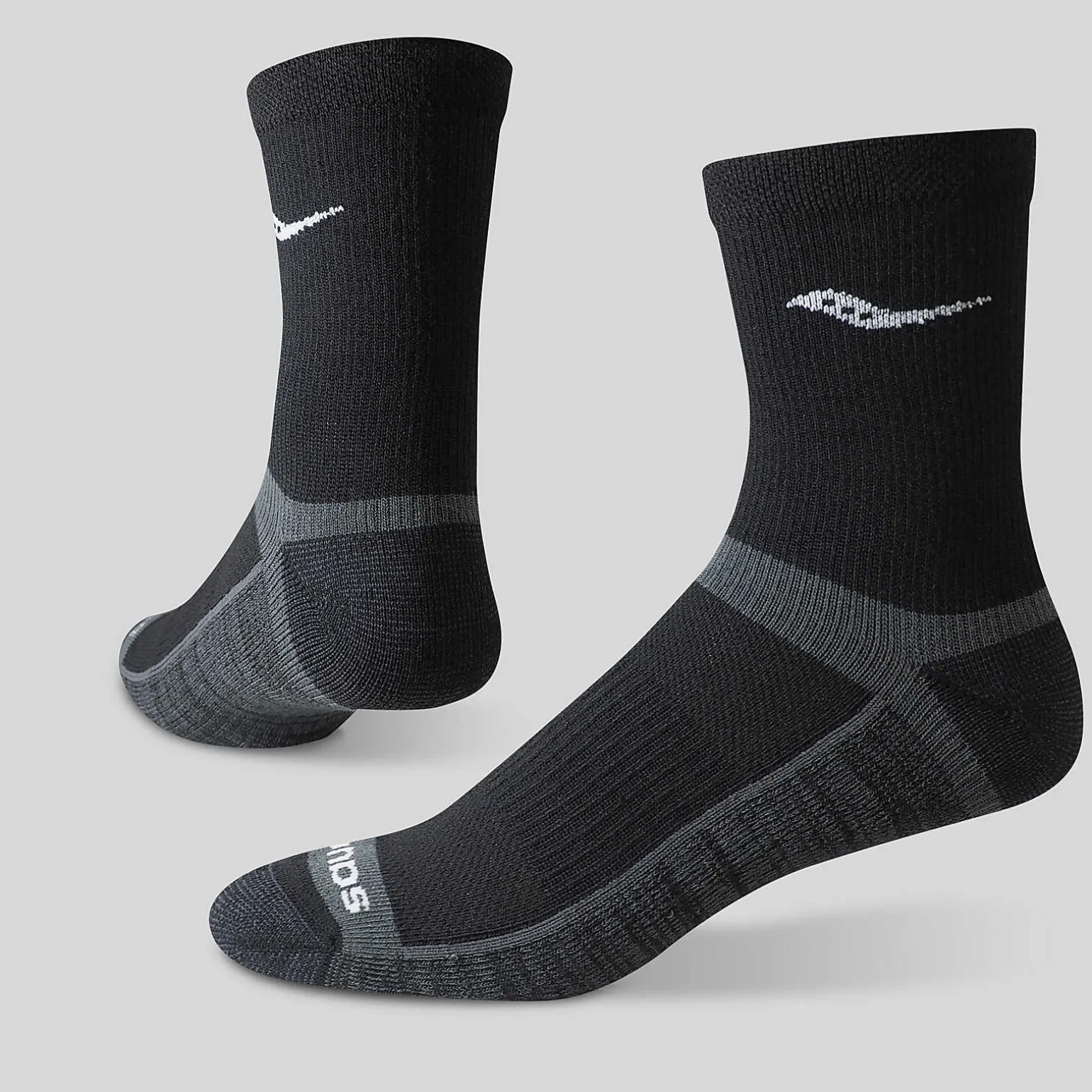 Saucony Inferno Cushion Mid 3-Pack Sock Black Discount
