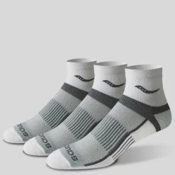 Saucony Inferno Quarter 3-Pack Socks White Shop