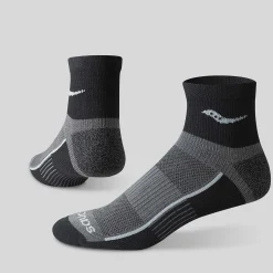 Saucony Inferno Quarter 3-Pack Socks Black Best Sale