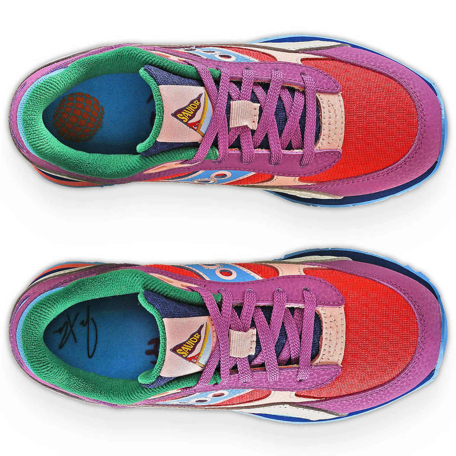 Saucony Jae Tips X Shadow 6000 Sneaker Purple Fashion
