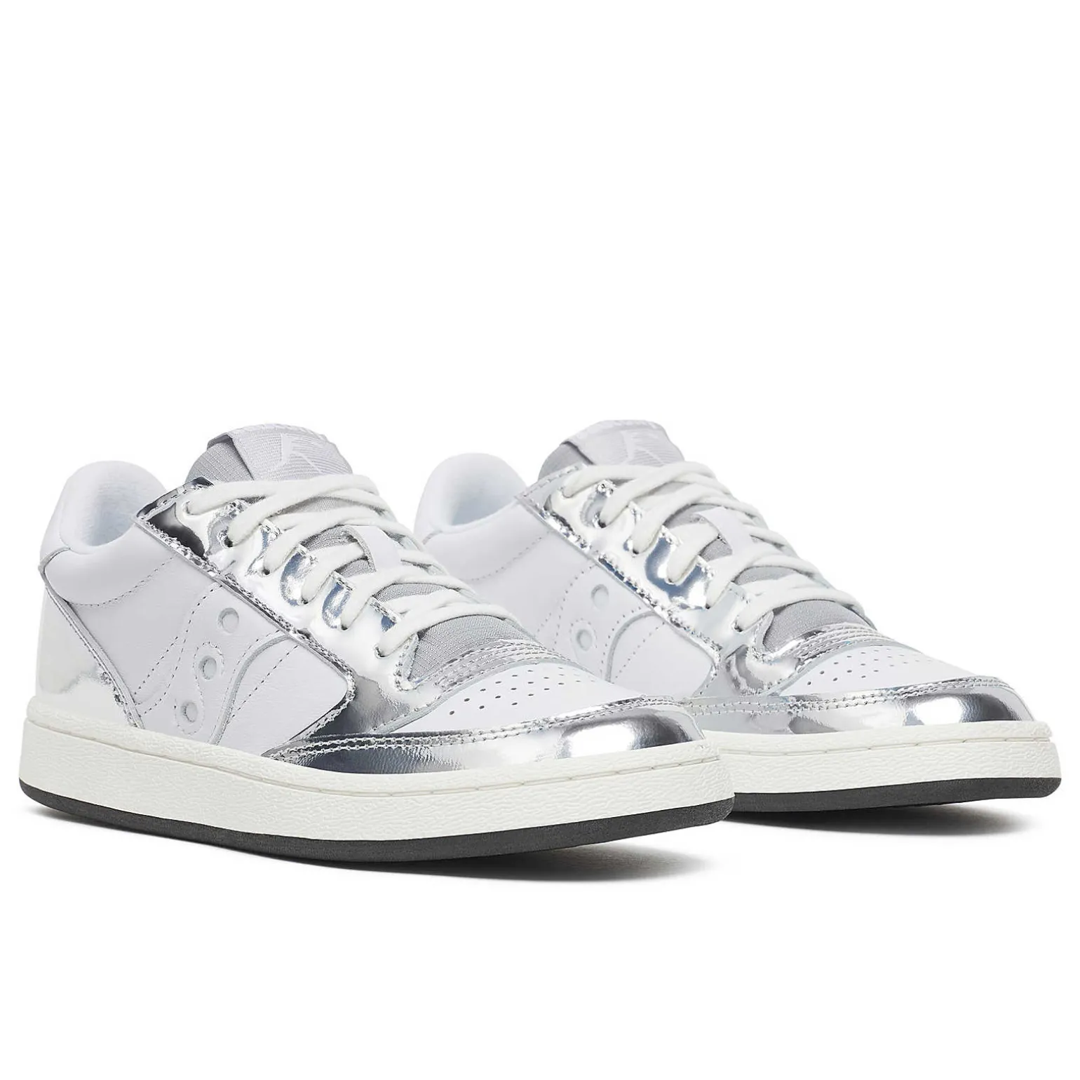 Saucony Jazz Court Silver & Gold Outlet