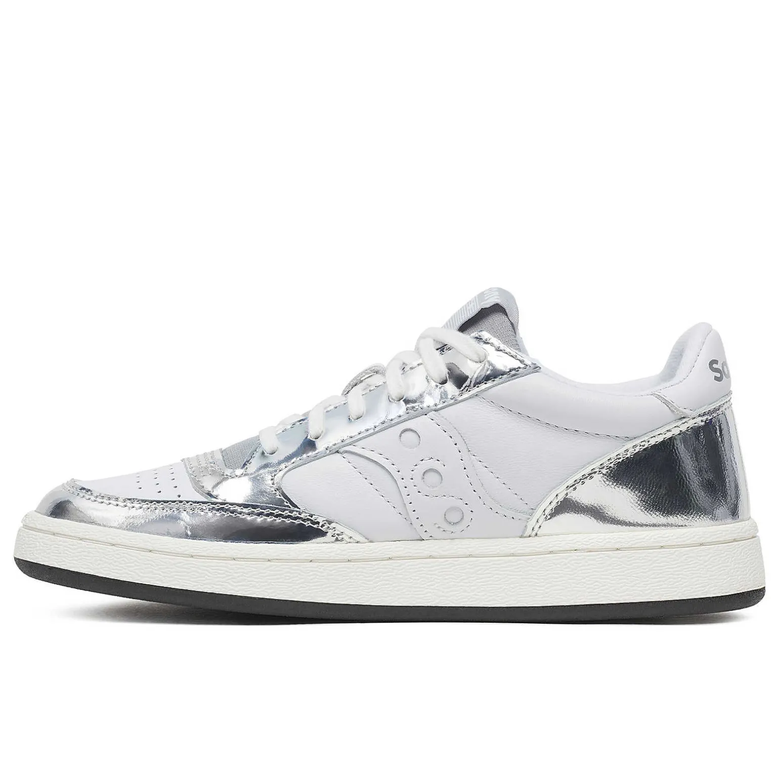 Saucony Jazz Court Silver & Gold Outlet