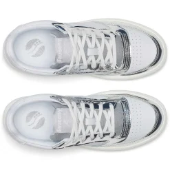 Saucony Jazz Court Silver & Gold Outlet