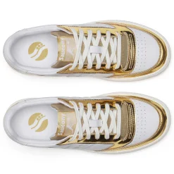 Saucony Jazz Court Silver & Gold Sale