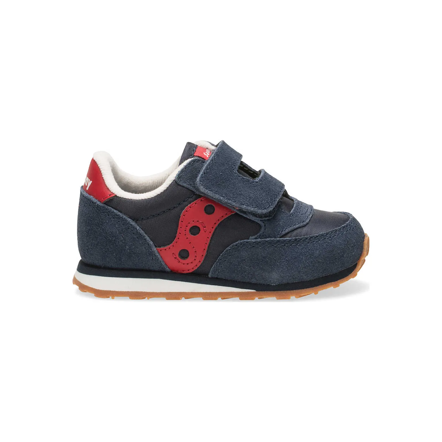 Saucony Jazz Hook & Loop Sneaker Navy/Red Fashion