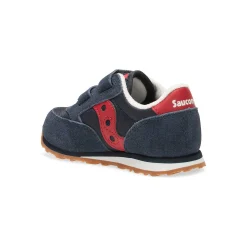 Saucony Jazz Hook & Loop Sneaker Navy/Red Fashion