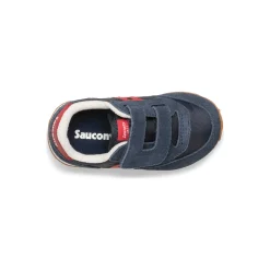 Saucony Jazz Hook & Loop Sneaker Navy/Red Fashion