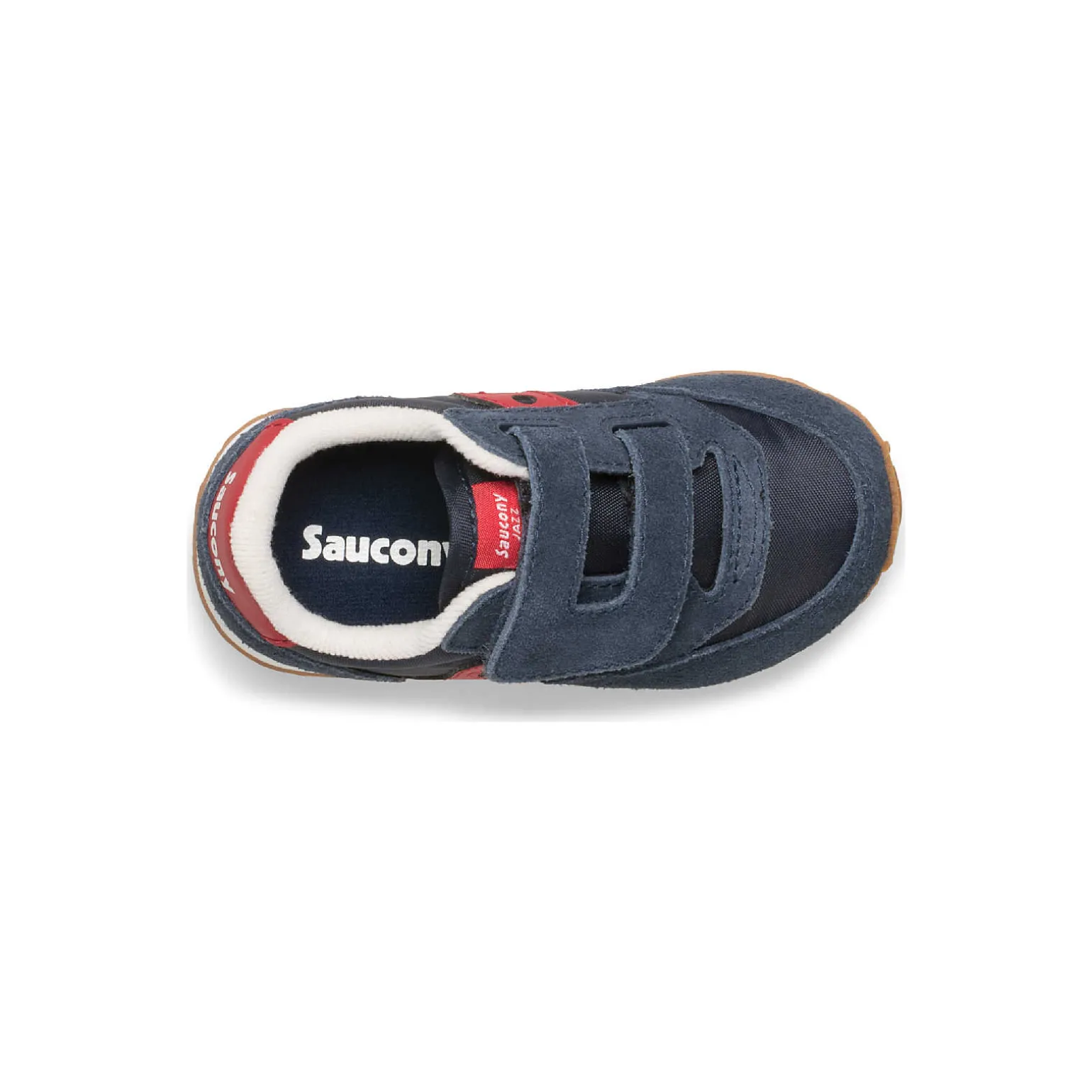 Saucony Jazz Hook & Loop Sneaker Navy/Red Fashion
