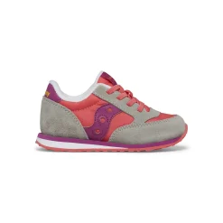 Saucony Jazz Jr Sneaker Grey/Purple/Coral New