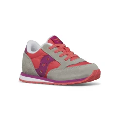 Saucony Jazz Jr Sneaker Grey/Purple/Coral New