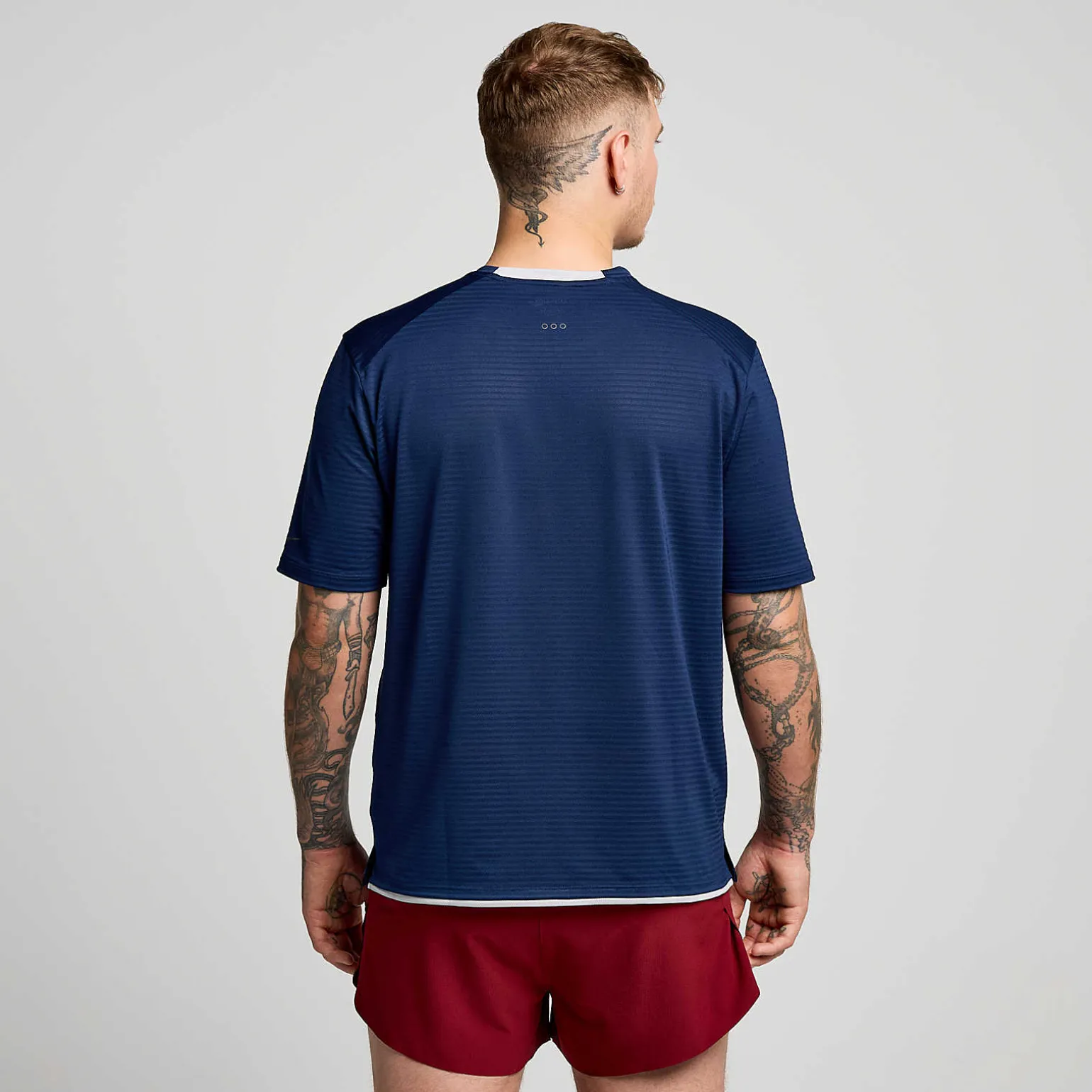 Saucony Kinvara Short Sleeve Navy Hot