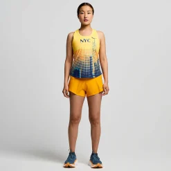 Saucony NYC Stopwatch Graphic Singlet NewYork2024 Cheap