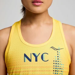 Saucony NYC Stopwatch Graphic Singlet NewYork2024 Cheap