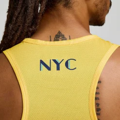 Saucony NYC Stopwatch Graphic Singlet NewYork2024 Best Sale