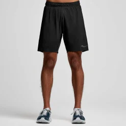 Saucony Outpace 7\" Short Black Fashion