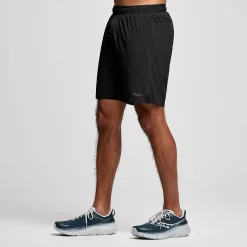 Saucony Outpace 7\" Short Black Fashion