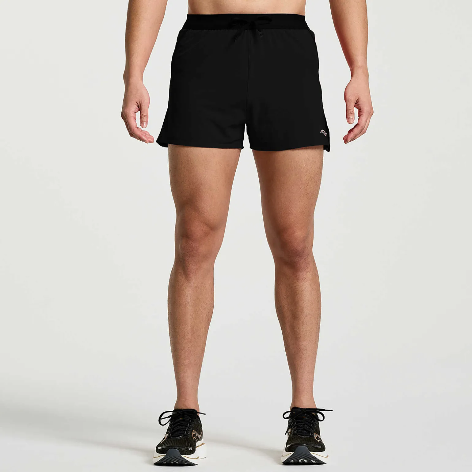 Saucony Outpace 3\" Short Black Sale