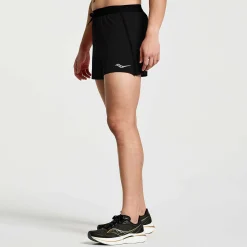 Saucony Outpace 3\" Short Black Sale