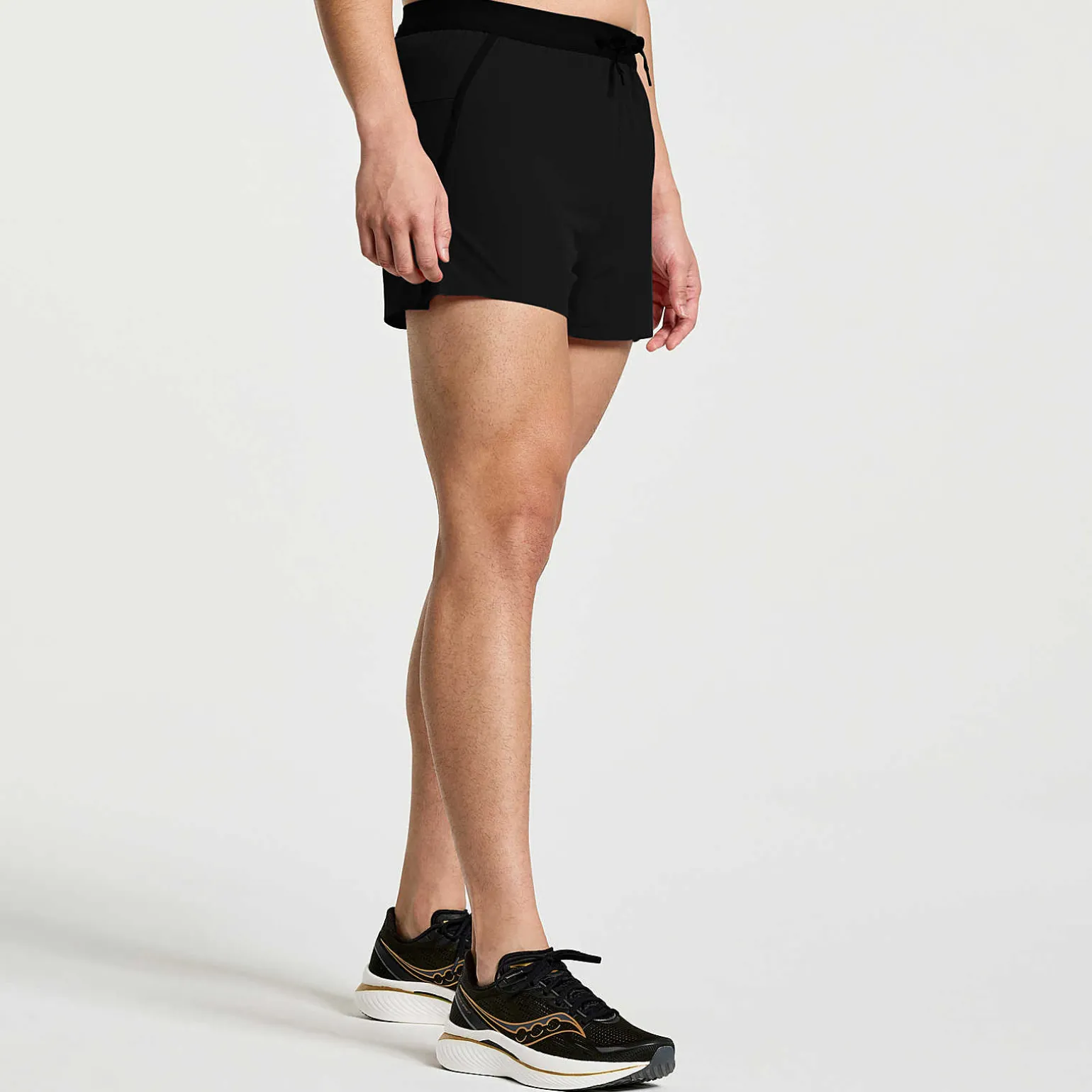 Saucony Outpace 3\" Short Black Sale