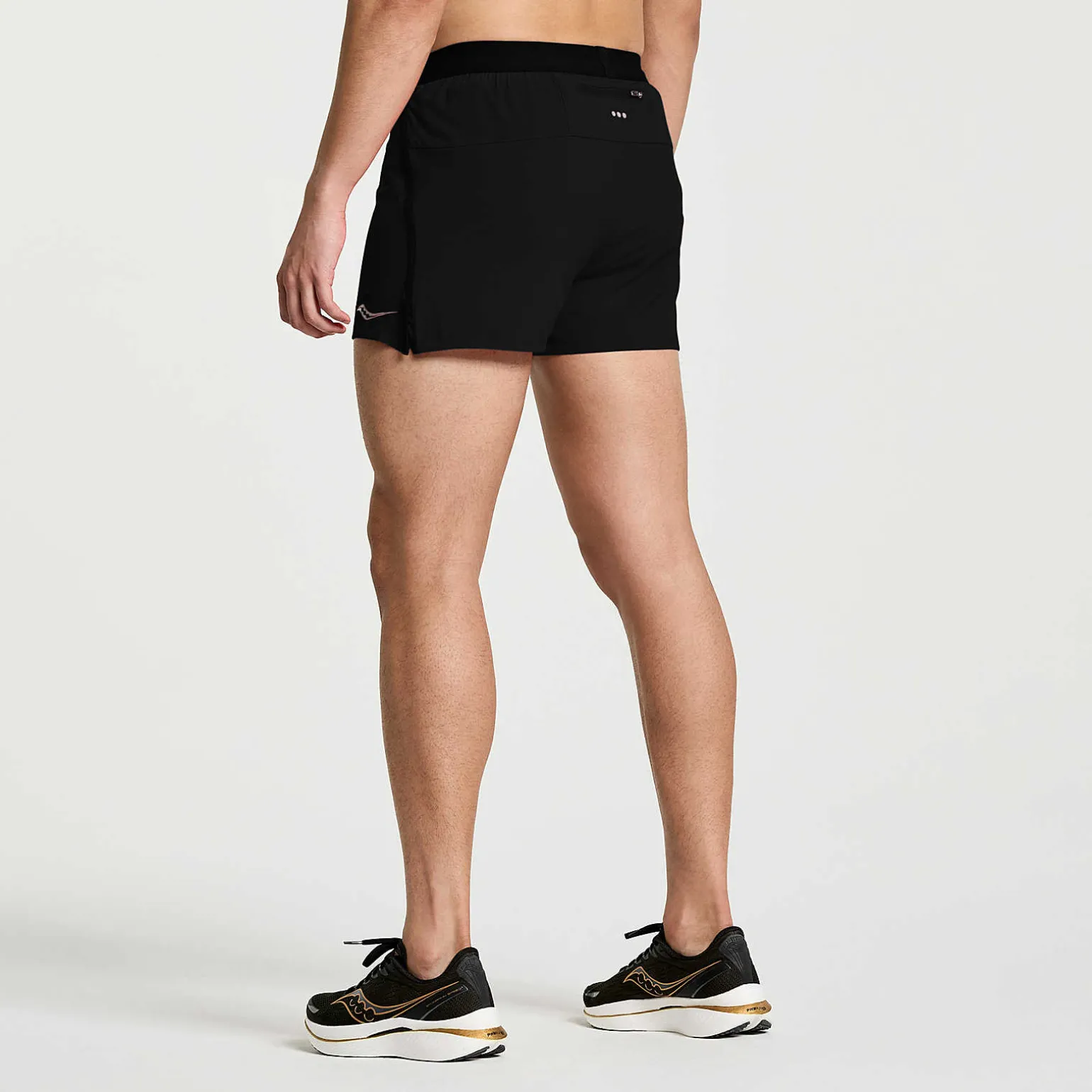 Saucony Outpace 3\" Short Black Sale