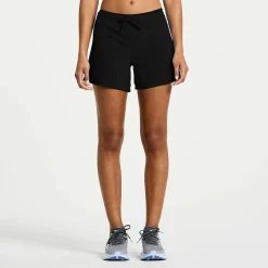 Saucony Outpace 5\" Short Black New