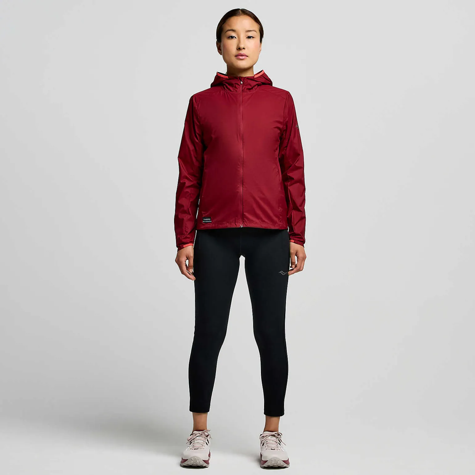 Saucony Peregrine Packaway Jacket Currant Outlet