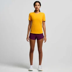 Saucony Stopwatch Short Sleeve PeelHeather Best Sale