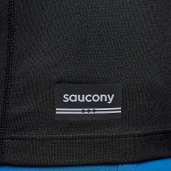 Saucony Stopwatch Short Sleeve Black Outlet