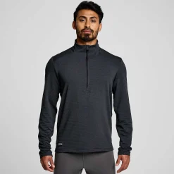 Saucony Triumph 3D 1/2 Zip BlackHeather New