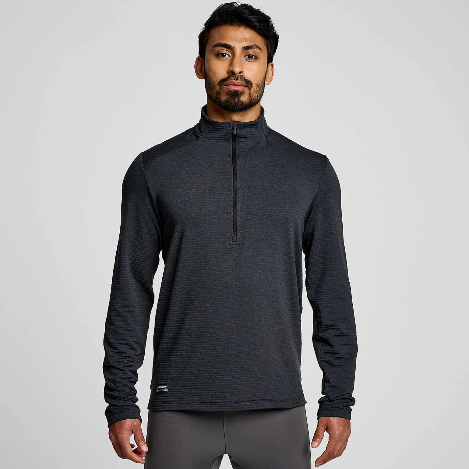 Saucony Triumph 3D 1/2 Zip BlackHeather New