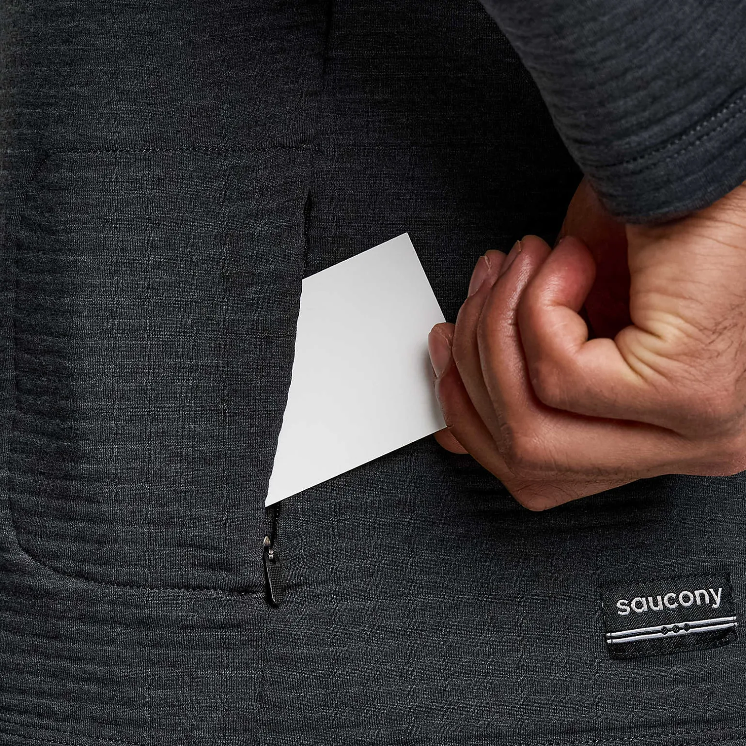 Saucony Triumph 3D 1/2 Zip BlackHeather New