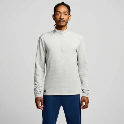 Saucony Triumph 3D 1/2 Zip GreyHeather Sale